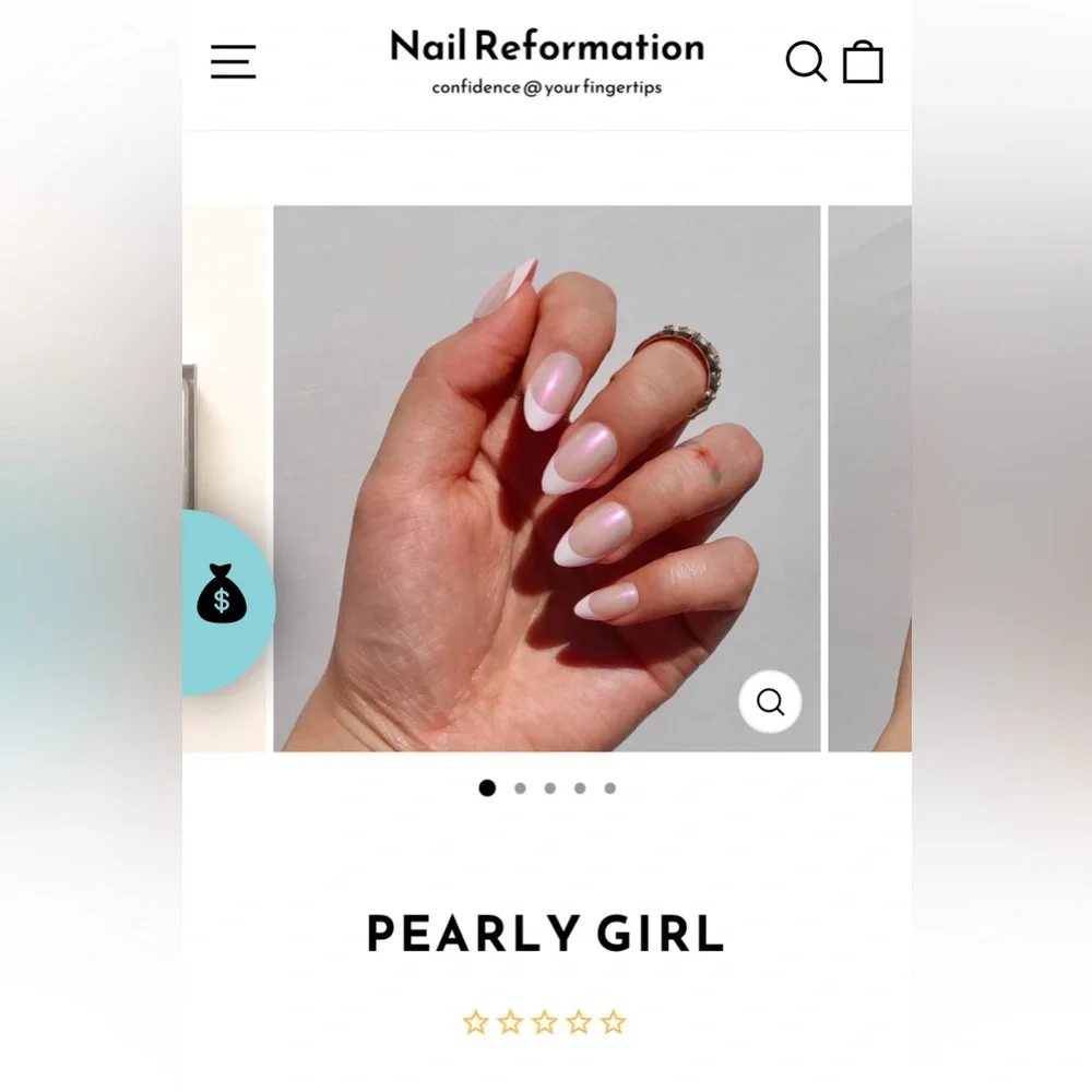 4 New Nail Reformation / Glamnetic nails price each or bundle MSG COLORS TO BUY - Picture 9 of 16